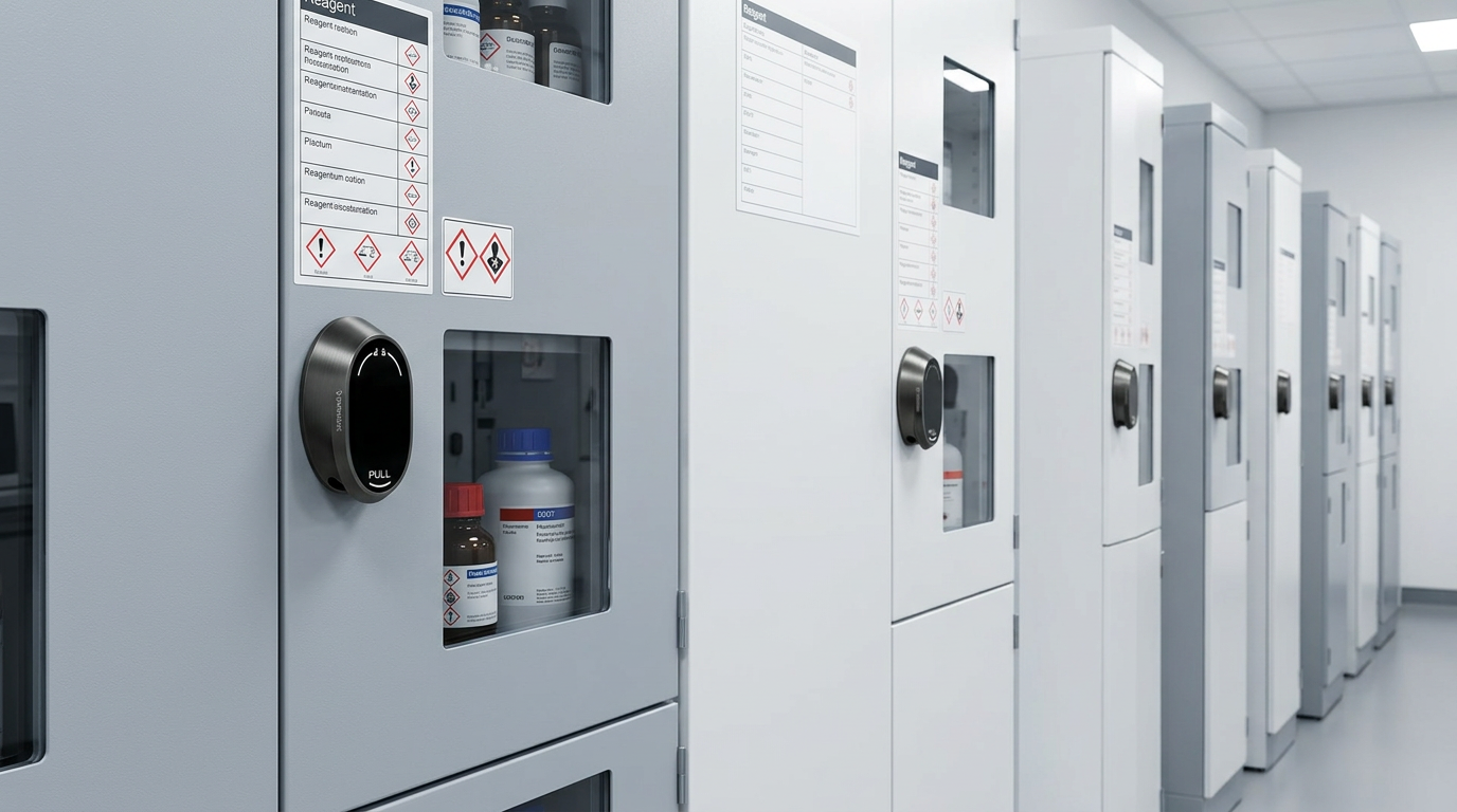 Lab reagent cabinet